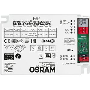 Osram Optotronic Intelligent Dali NFC LED Driver 50/220-240/1A4 | Dimbaar.