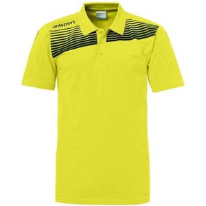 Uhlsport Liga 2.0 Polo Shirt Limoen Geel-Zwart Maat M
