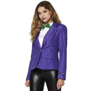 Suitmeister The Joker™ - Dames Jasje - Carnaval - Paars - Maat XXL