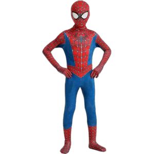 Superheldendroom - Spider-Man (2004) - 110/116 (4/5 Jaar) - Verkleedkleding - Superheldenpak