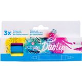 Ecoline Duotip marker set Primair | 3 kleuren