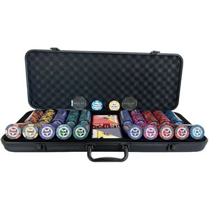 Pegasi Deluxe pokerset 500 - Texas Hold'em Poker Set - Pokerkoffer - Koffer voor Pokeren