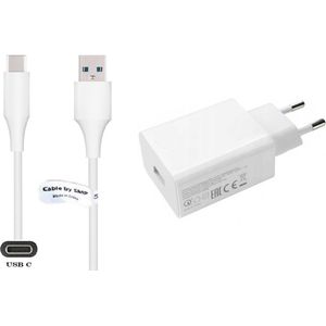 OneOne Snellader + 2,0m USB C kabel (3.0). 18W lader. Universele oplader adapter en prima niet origineel snoer. Past op o.a. Samsung Galaxy S10 (niet voor S10 5G versie), S10 plus +, S10e, S8, S8 Active, S8 plus +, S9, S9 Active, S9 plus +