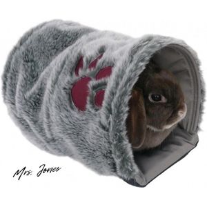 Mrs. Jones Collection Knuffeltunnel om te draaien - Klein - Rosewood - Voor kleine dieren .