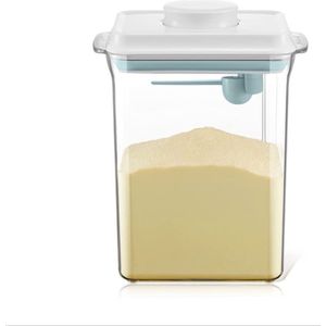 Melkpoederdispenser. Draagbare melkpoederopbergdoos voor levensmiddelen, vochtbestendige verzegeling voor het bewaren van melkpoeder en levensmiddelen (2300 ml)