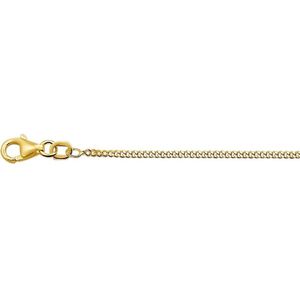 YO&NO -  Ketting - Goud - Gourmet -  1,6 mm - 80cm - 585 goud