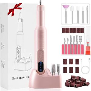 Elektrische Nagelvijl - Nagelfrees - Electric Nail File - Manicureset - Manicure - Pedicure - Nagelvijl - Nagelboor - Kerstcadeau - Sinterklaas - Sinterklaas Cadeau - Cadeau Voor Vrouw - Cadeau Voor Man - Cadeau