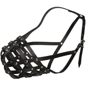 Julius-K9 Light Leather Muzzle muilkorf 34 cm