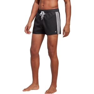 adidas Sportswear 3-Stripes CLX Very-Short-Length Swim Shorts - Heren - Zwart- L