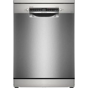 Bosch Serie 4 SMS4EBI01D, Vrijstaand, Volledige grootte (60 cm), Roestvrijstaal, Roestvrijstaal, Knoppen, 13 couverts