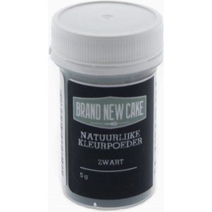 BrandNewCake® Natuurlijke Kleurpoeder Zwart 5gr - Eetbare Voedingskleurstof - Kleurstof Bakken
