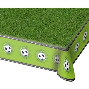 Folat - PE Tafelkleed voetbal (130 x 180cm) - EK voetbal 2024 - EK voetbal versiering - Europees kampioenschap voetbal