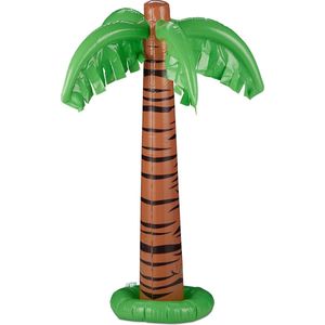 Relaxdays Opblaasbare palmboom - opblaas palmboom - decoratie - party - zwembad speelgoed