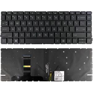 Notebook Toetsenbord geschikt voor o.a. HP ProBook 440-G8 / 445-G8 / 445R-G8 Series - P/N: HSN-Q27C