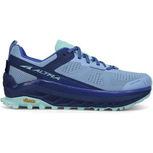 Altra Footwear Olympus 4 - Dames synthetische lage wandelschoenen - Navy / Light Blue