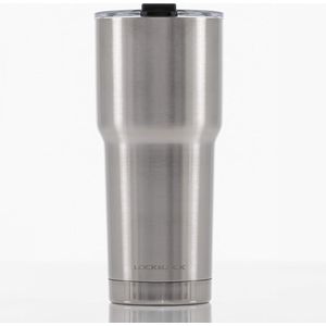Thermosbeker to go thermosfles roestvrij staal lekvrij - thermobeker koffie, thee & koud, 700 ml, zwart
