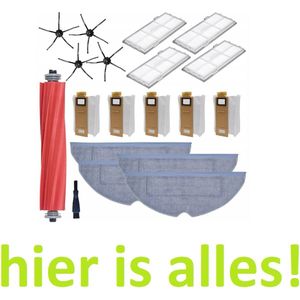 Set filters rollen borstels moppen zakken voor Roborock S7 S7+ S7 Max S70 S75 T7S - hoogwaardige vervanging - veel onderdelen - Roborock S7 2021 - Roborock S7 - Roborock S7 Plus - Roborock S7 Max - Roborock S70 - Roborock S75 - hier is alles!