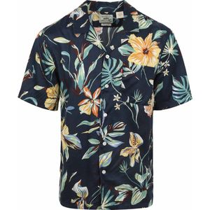 Levi's - Overhemd Short Sleeve Navy Sunset Flora - Heren - Maat M - Regular-fit