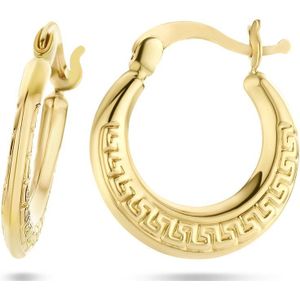 14K geelgoud oorringen lapide 4027152