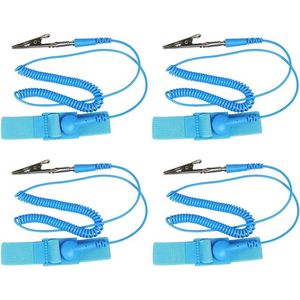 Antistatische Armbanden - 4 Stuks Aardingsarmbanden voor Elektriciens