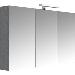 TOILETKAST JUNO 120cm donkergrijze eik BG stopcontact