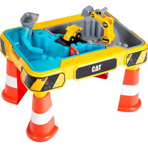 Klein Toys Caterpillar speeltafel - 64x48x40 cm - incl. 2 losse bassins voor water en zand - multicolor