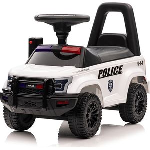 Politie loopauto met sirene lichten en een echte Walkie Talkie