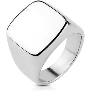Ring Heren - Heren Ring - Ringen Mannen - Ringen Heren - Zilverkleurig - Zilveren Ring Dames - Ring - Ringen - Sieraden Heren - Zegelring - Zegelring Heren - Postal