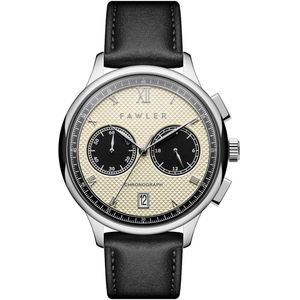 Cicero | Wit Vintage Chronograaf Horloge