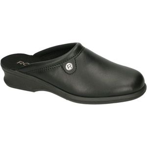 Rohde -Dames -  zwart - pantoffels - maat 38.5