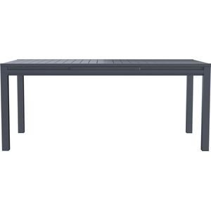 NATERIAL - uitschuifbare tuintafel ODYSSEA - uitschuifbare tafel voor 6 tot 8 personen - 180/240x100cm - eettafel - aluminium - antraciet