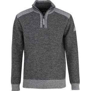 BJØRNSON Thymo Fijn Gebreide Pullover Heren - Fleece Gevoerd - Maat S - Antra