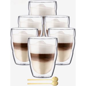 Kerst - Glas - Dubbelwandig - 6 personen - Kopjes kopen? | Korting