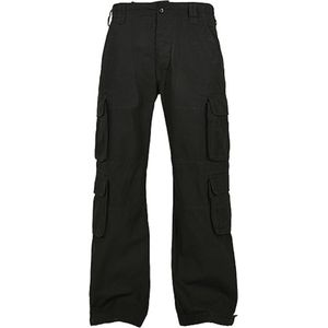 Pure Vintage Trousers Cargobroek met zijzakken Black - 5XL