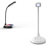 V-tac VT-7705 Tafellamp / bureaulamp met draadloze QI lader - zwart