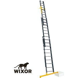 Wixor Smart Level Ladder Advance 3x12 | Top Safe | Uitgeschoven lengte: 8,6m | Ingeschoven lengte: 3,57m | Gewicht: 28,4kg