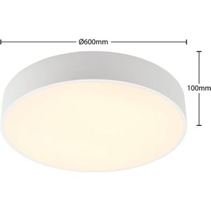 Arcchio - LED plafondlamp - 1licht - metaal, acryl - H: 10 cm - wit - Inclusief lichtbron