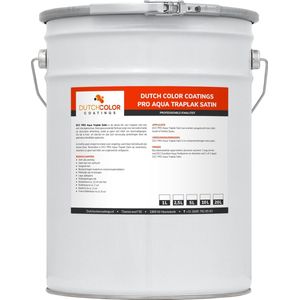 DCC PRO Aqua Traplak Satin - 10L - RAL 9005 | Gitzwart