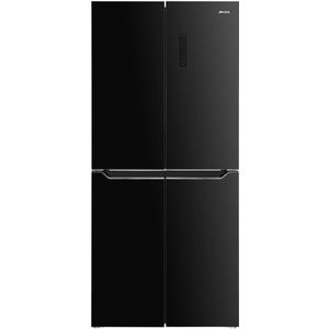 Sam Cook Amerikaanse Koelkast met 4 Deuren - 421 liter - Full No Frost - Koelvriescombinatie - Digitale LED display - Energieklasse E - Zwart