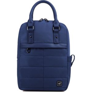 YLX Mini Tupelo Backpack | Navy Blauw | Recycled materiaal | Voor dames. Marine blauw. Mini rugzak, vrouwen, i-pad sleeve