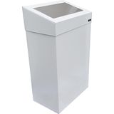 Easybin Wandafvalemmer Push - 18 l - Wit
