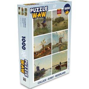 Puzzel Collage - Kunst - Nederland - Legpuzzel - Puzzel 1000 stukjes volwassenen