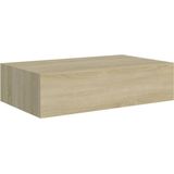 vidaXL-Wandschap-met-lade-40x23,5x10-cm-MDF-eikenkleurig