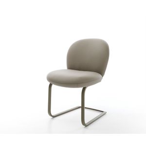 Sledestoel Nube-Flex sledemodel vlak afwerking met titanium echt leer mud pocketveer kern