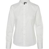 VERO MODA VMANNA LS FITTED SHIRT WVN GA NOOS Dames Blouse - Maat XL