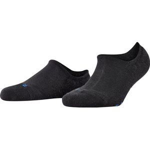 FALKE Keep Warm anatomische pluche zool merinowol footies unisex zwart - Maat 46-48