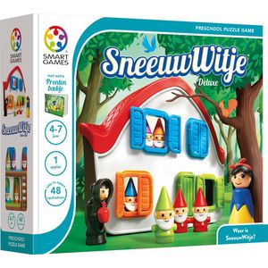 SmartGames Sneeuwwitje Deluxe - Logisch denkspel voor kleuters - 48 uitdagingen - Inclusief sprookjesboek