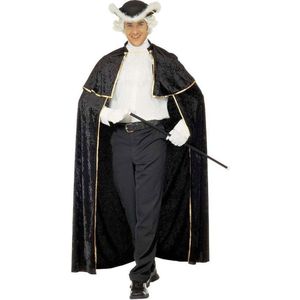 Venetiaanse charmeur cape met jabot voor volwassenen - Verkleedattribuut - One size