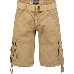 Heren Korte Broek Zakken Geographical Norway Beige Pantheon - L