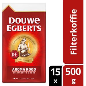 Douwe Egberts Aroma Rood filterkoffie - 15 x 500 gram
